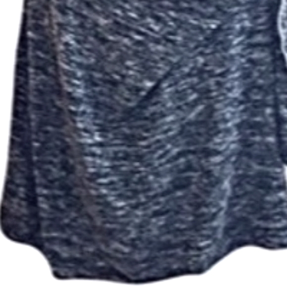 🖤🤎 Stylish Heather Tan & Black Faux Wrap Tie Dress - S - Picture 8 of 11